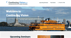 Desktop Screenshot of continuingvision.com